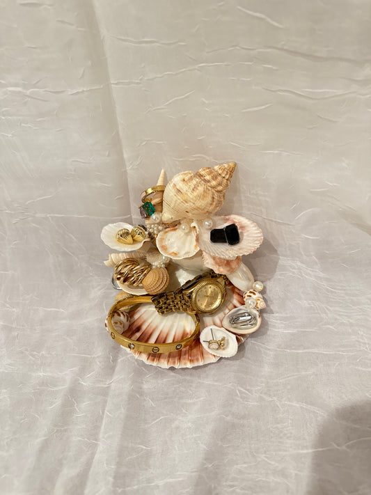 Sunset Pearl Seashell Jewelry Dish