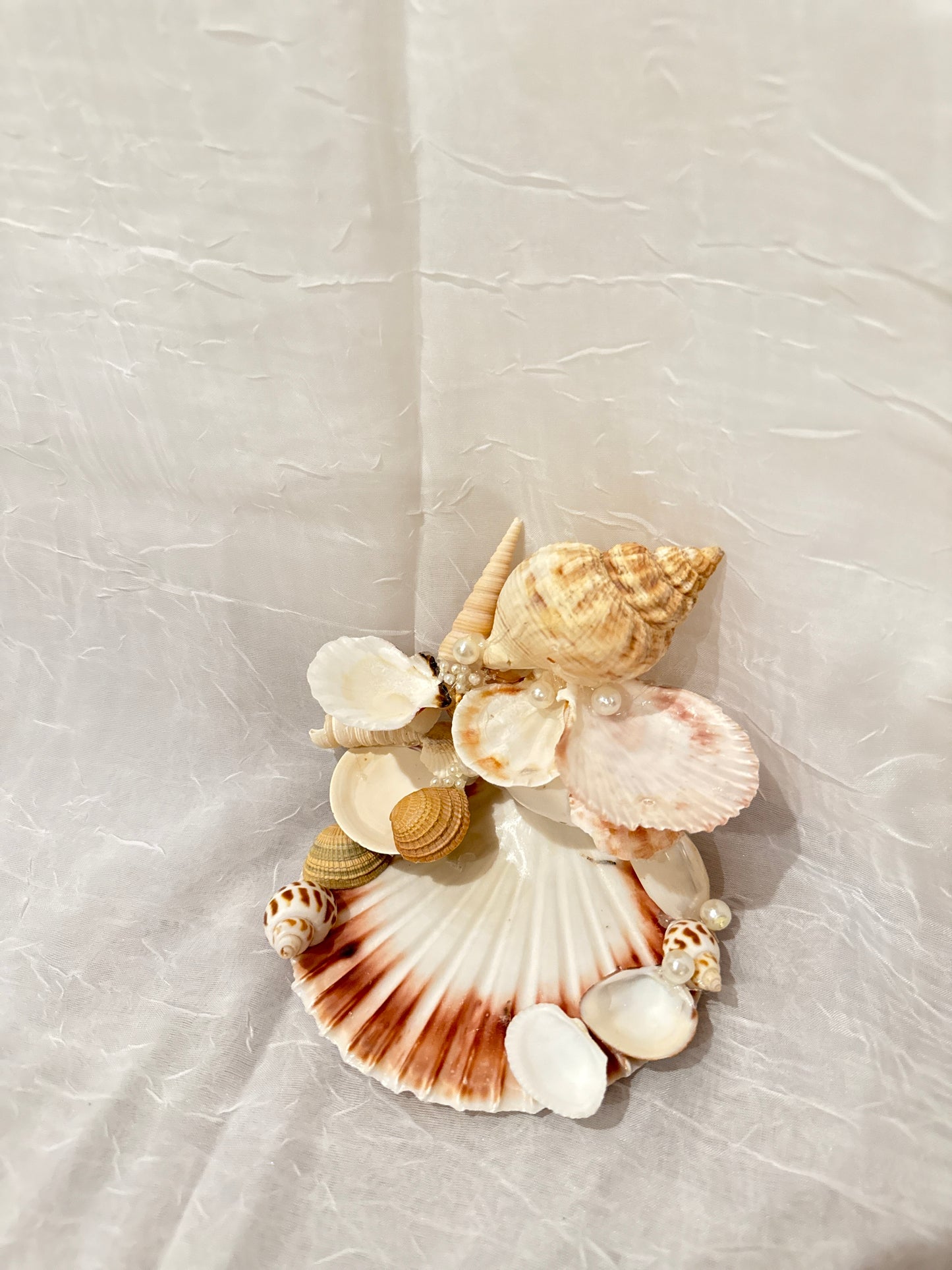 Sunset Pearl Seashell Jewelry Dish